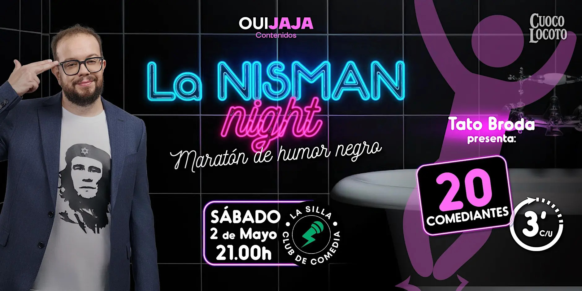 Flyer de Nisman Night